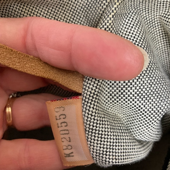 SOLD‼️Dooney Bourke Vintage Y2K Black/Tan Shoulder Bag & Matching Sunglass Case - Picture 14 of 15